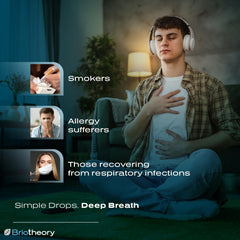 BRIOTHEORY Mullein Leaf Extract tea cup suggests a soothing daily ritual