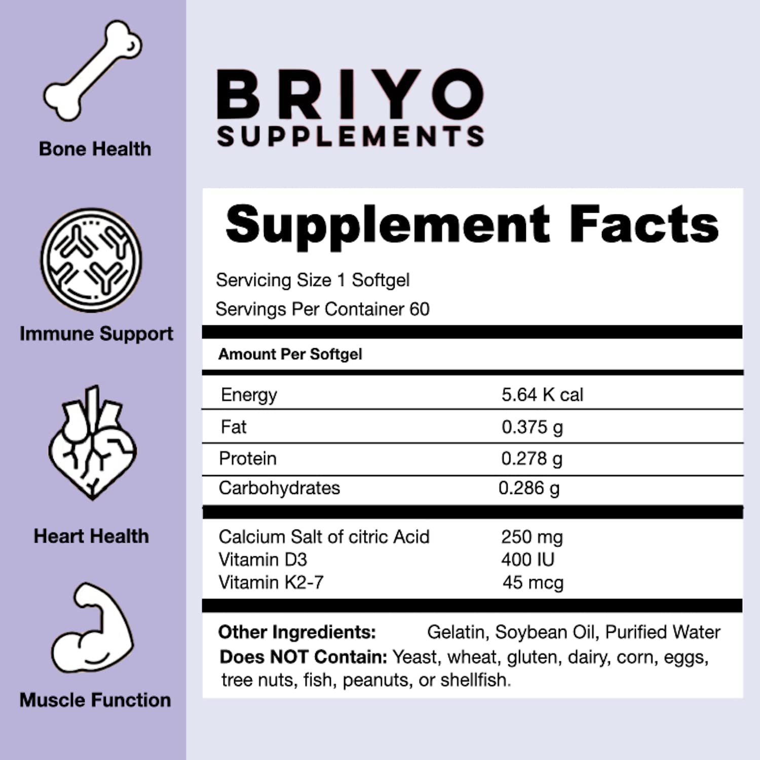 Briyosis Orthomax tablet pile suggests consistent daily intake at a glance.