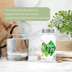BrocElite Plus capsules in hand—portable daily nourishment option