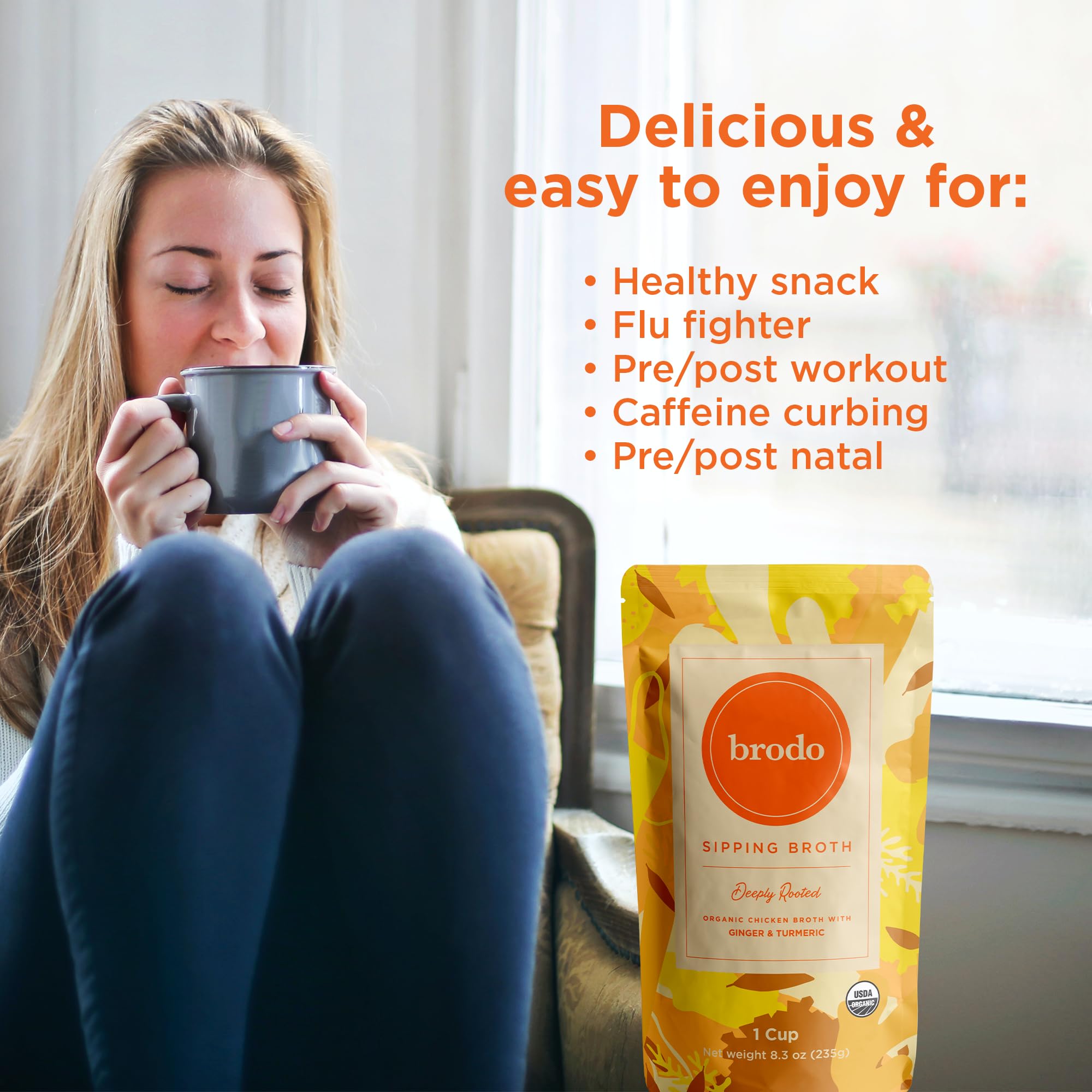 Brodo ready to heat pouch for quick meals