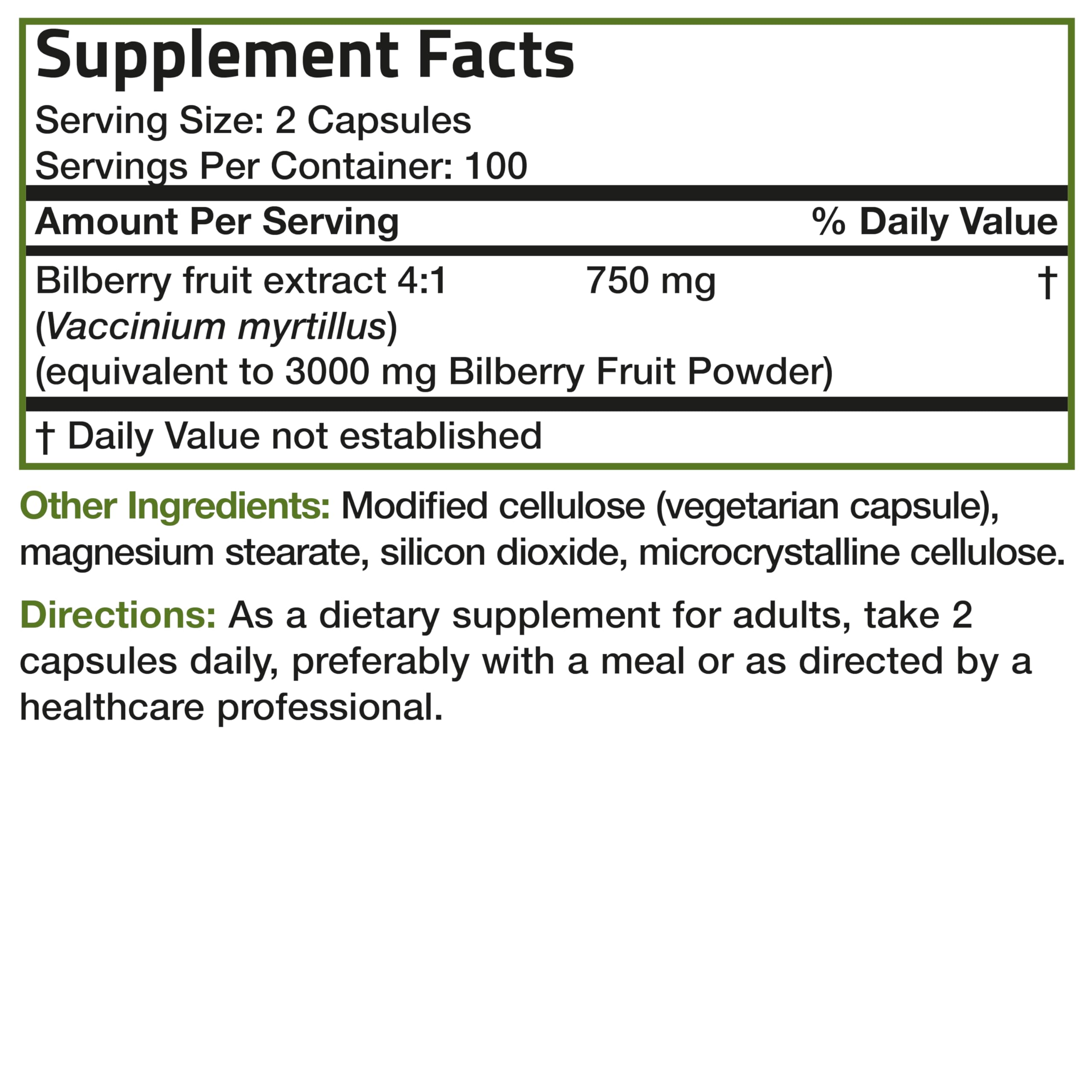 Bronson Bilberry Extra Strength facility image indicating quality testing.