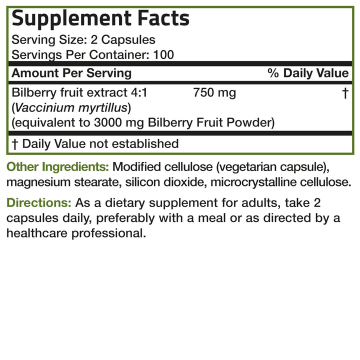 Bronson Bilberry Extra Strength facility image indicating quality testing.