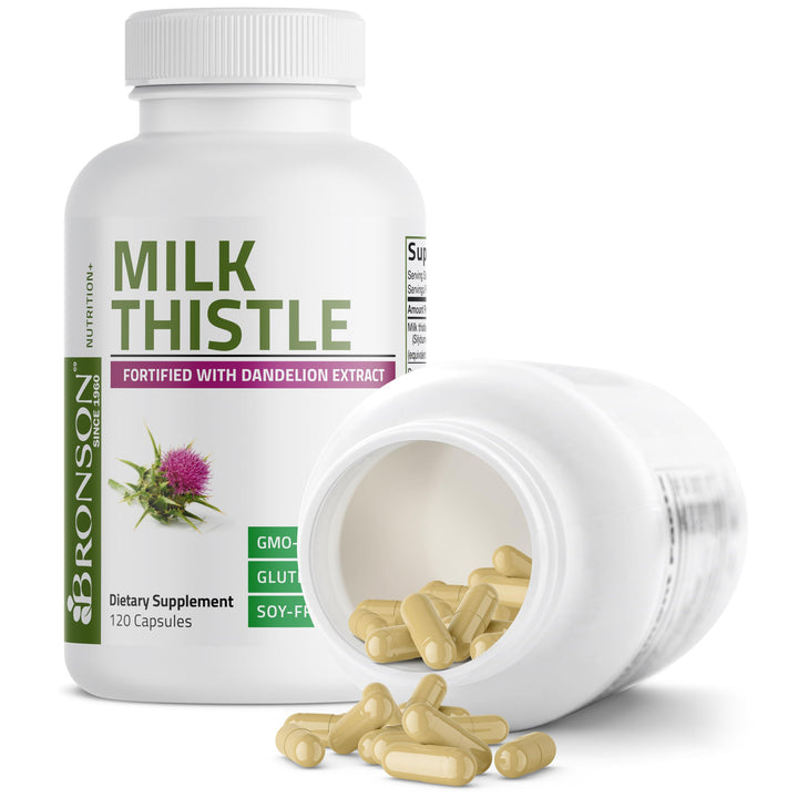Bronson capsules arranged on a wooden surface for daily wellness.