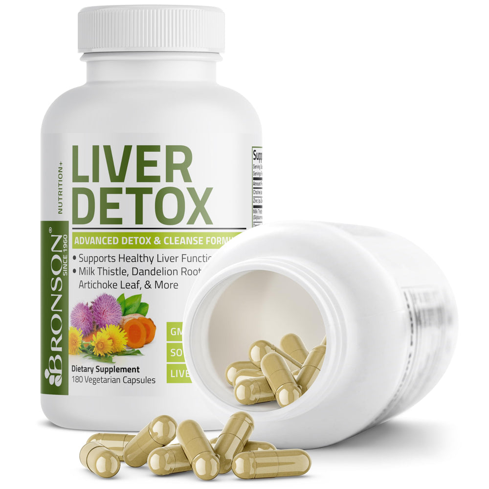 Artichoke leaf extract visible in Bronson Liver Detox ingredients.
