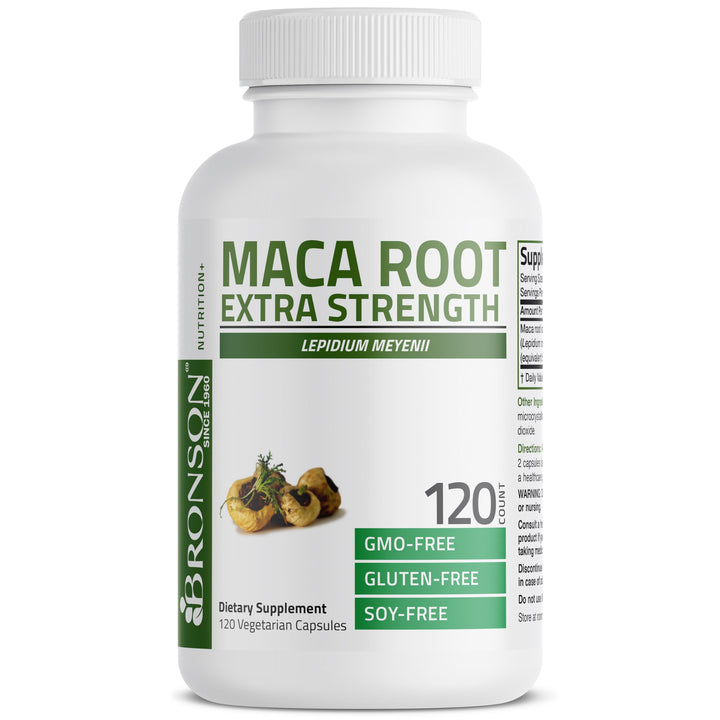 Bronson Maca Root Extra Lepidium Meyenii usage image, daily routine