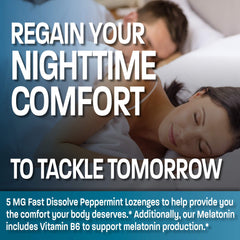 Bronson Melatonin foil-wrapped pack indicating portable, easy dosing.