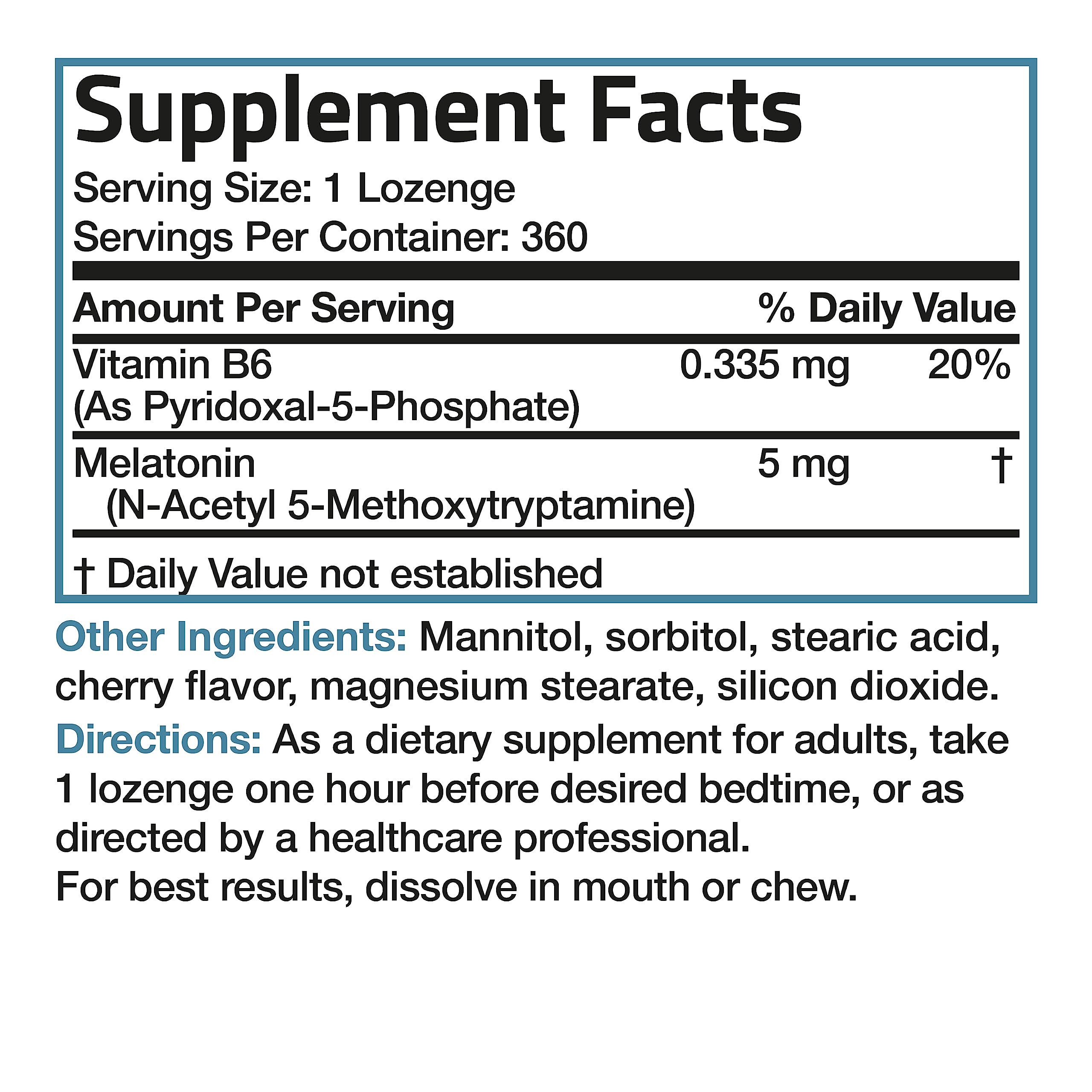 Bronson melatonin packaging shows dosage and ingredients clearly.