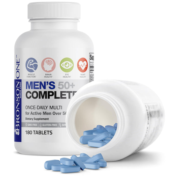 Bronson One Daily tablets in blister pack ready to take.