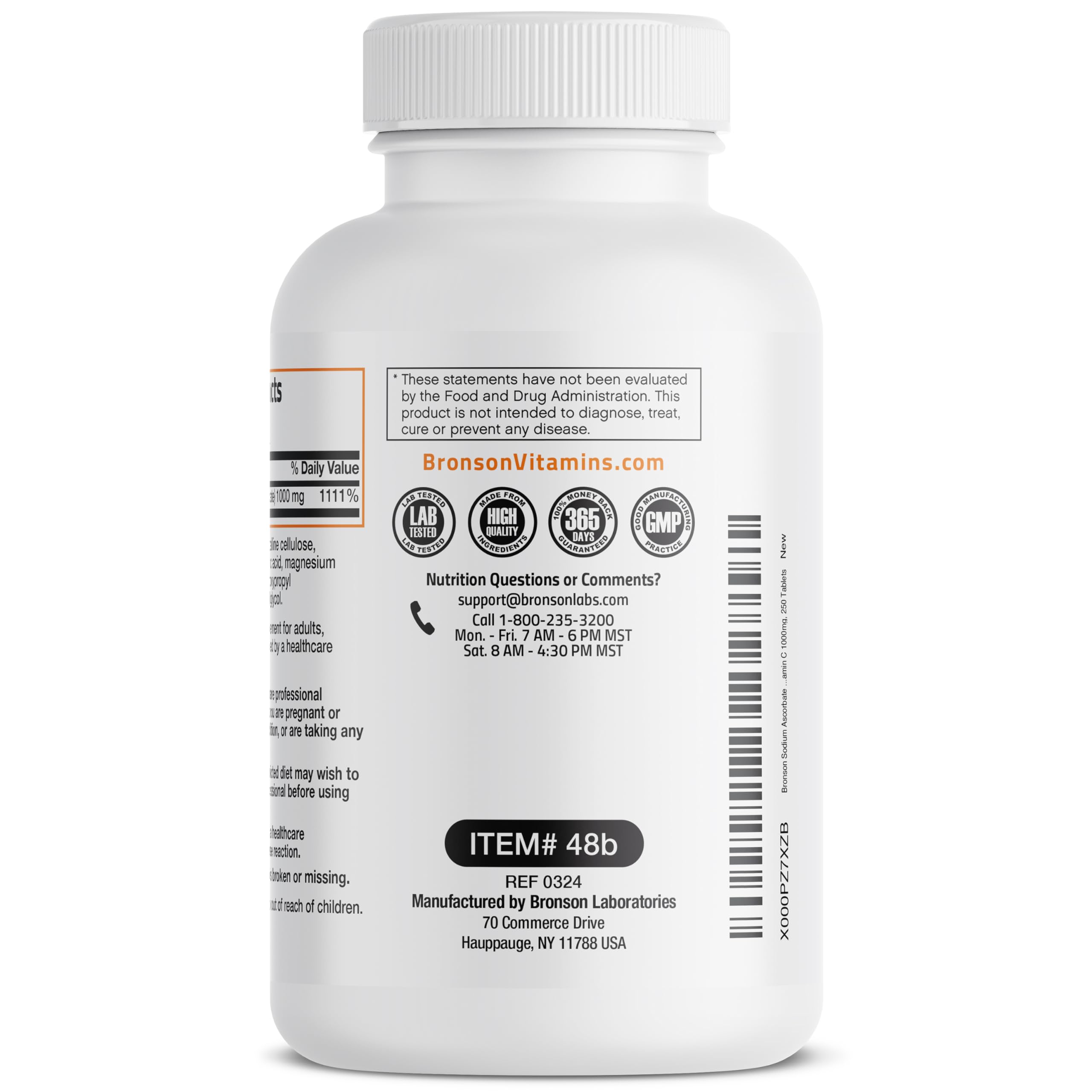 Bronson Sodium Ascorbate 1000 mg lifestyle scene with tablets