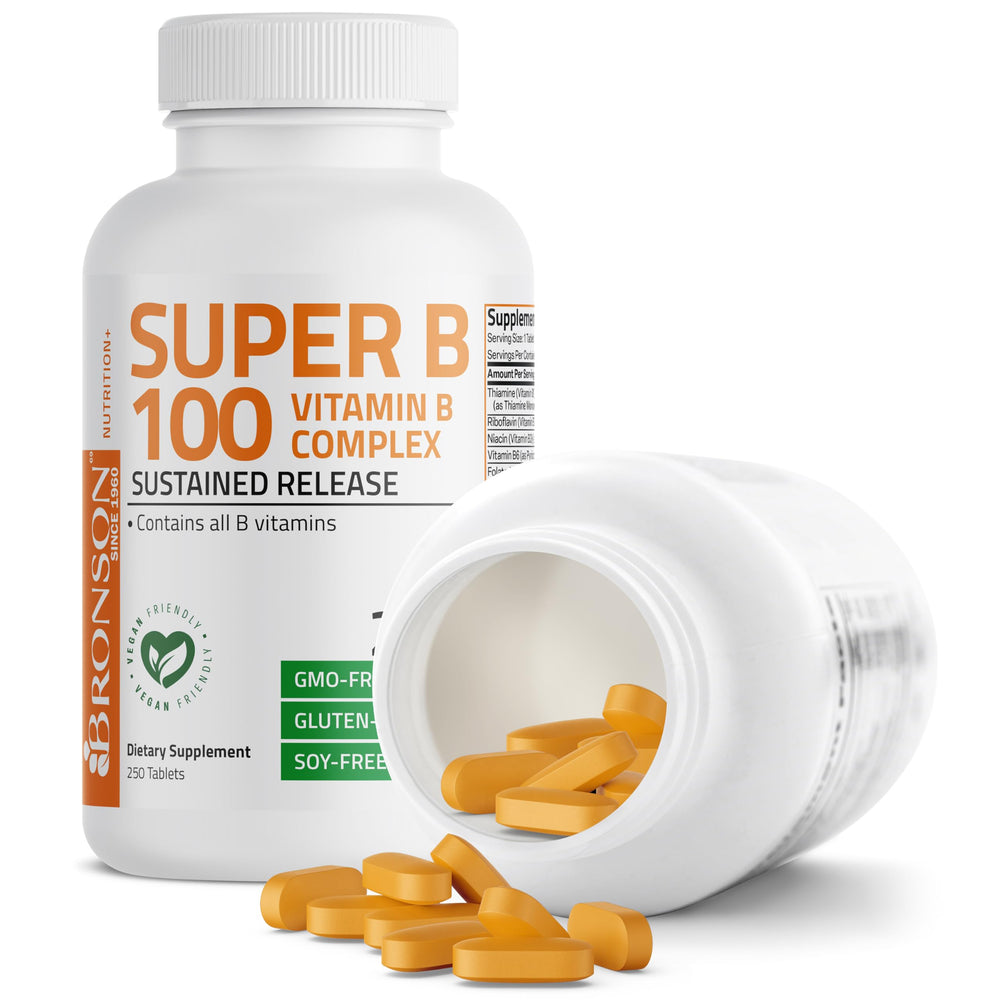 Bronson Super B 100 non-GMO icon communicates pure formulation