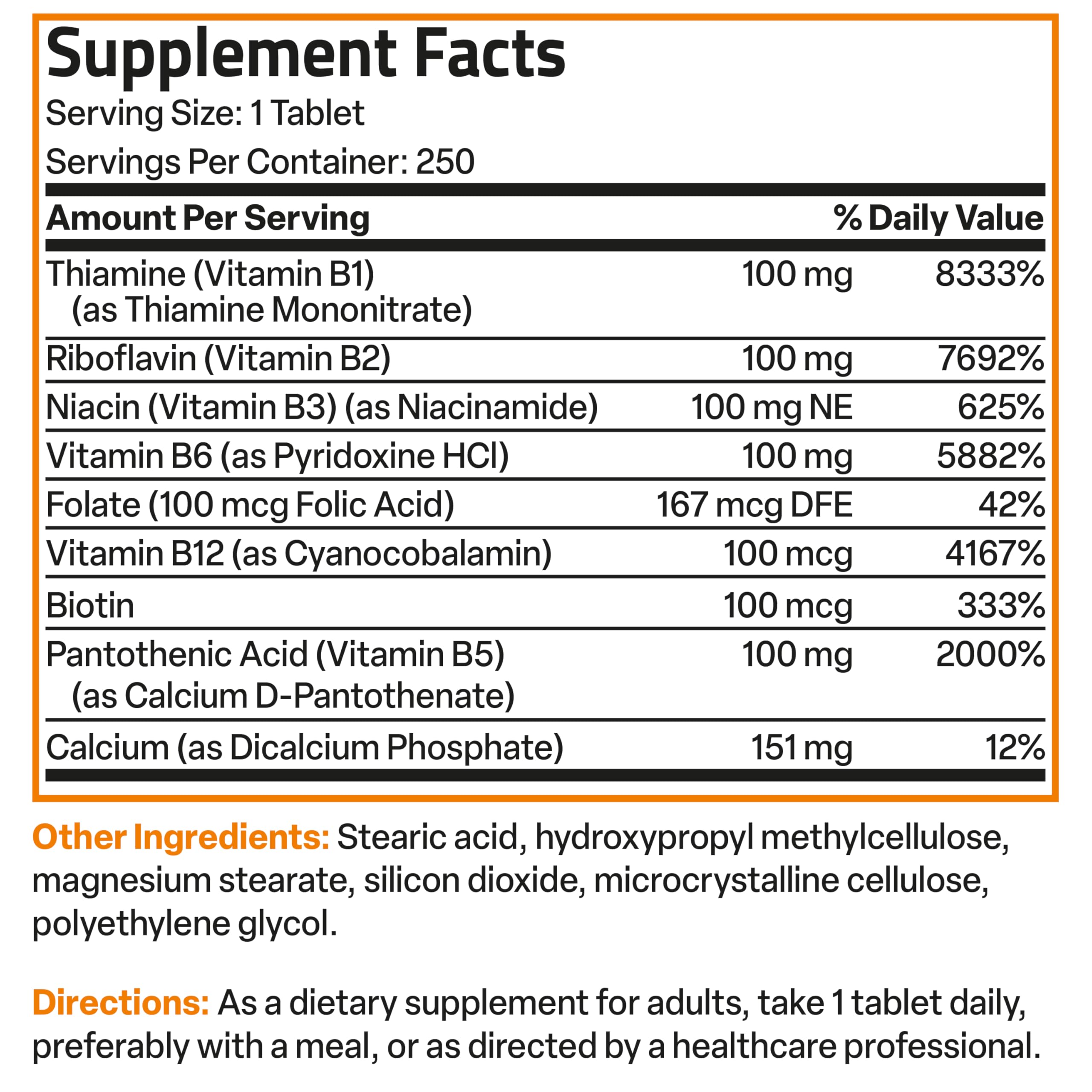 Bronson Super B 100 packaging photo invites simple daily supplementation