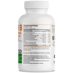Bronson Super B 100 tablets closeup highlights compact B-complex for daily support