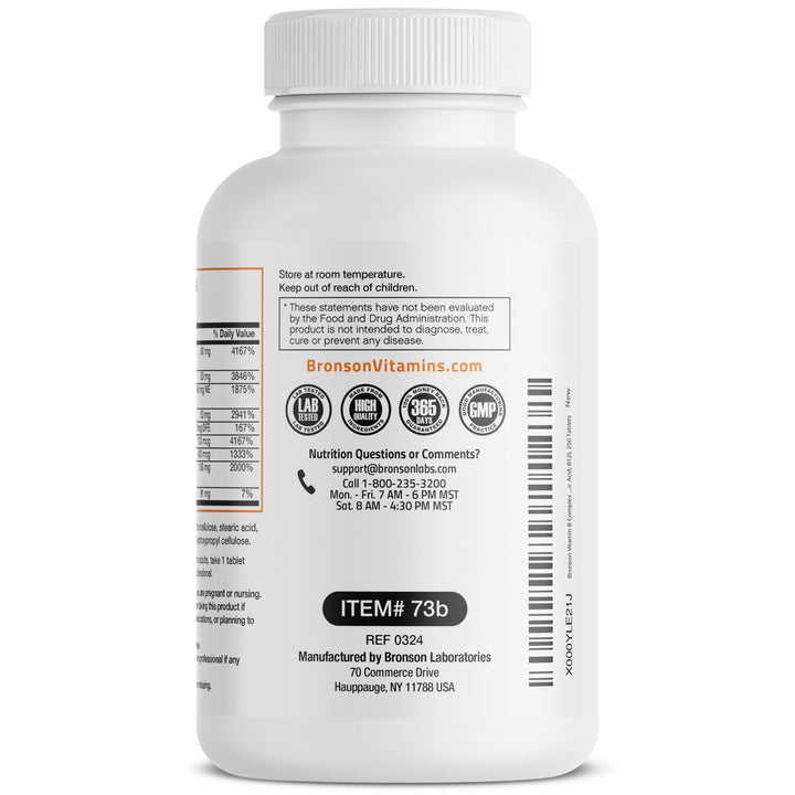 Tablets designed for 6-8 hour release for steady energy support.