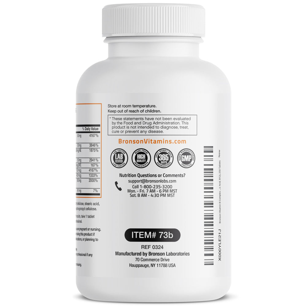 Tablets designed for 6-8 hour release for steady energy support.