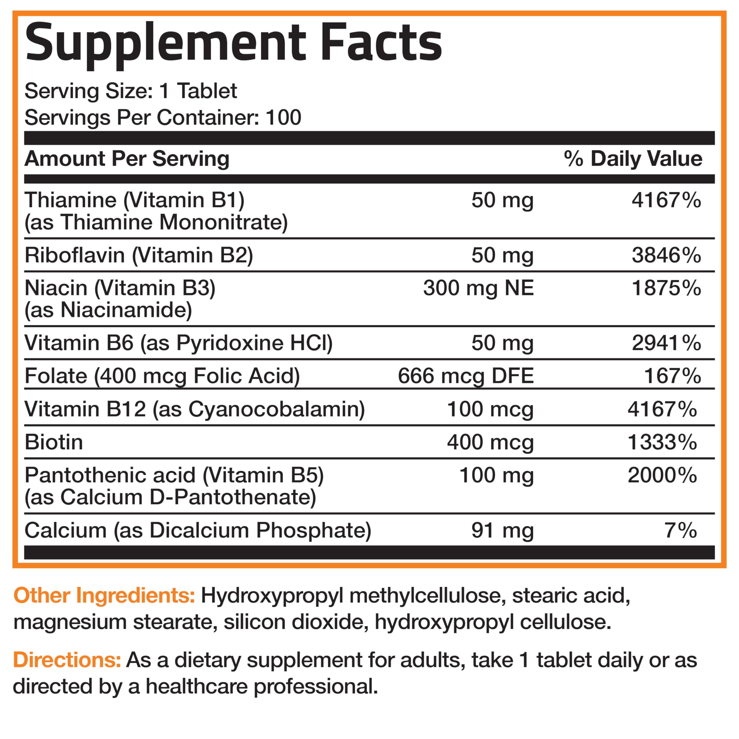 Bronson Super B label close-up noting gluten-free and non-GMO.