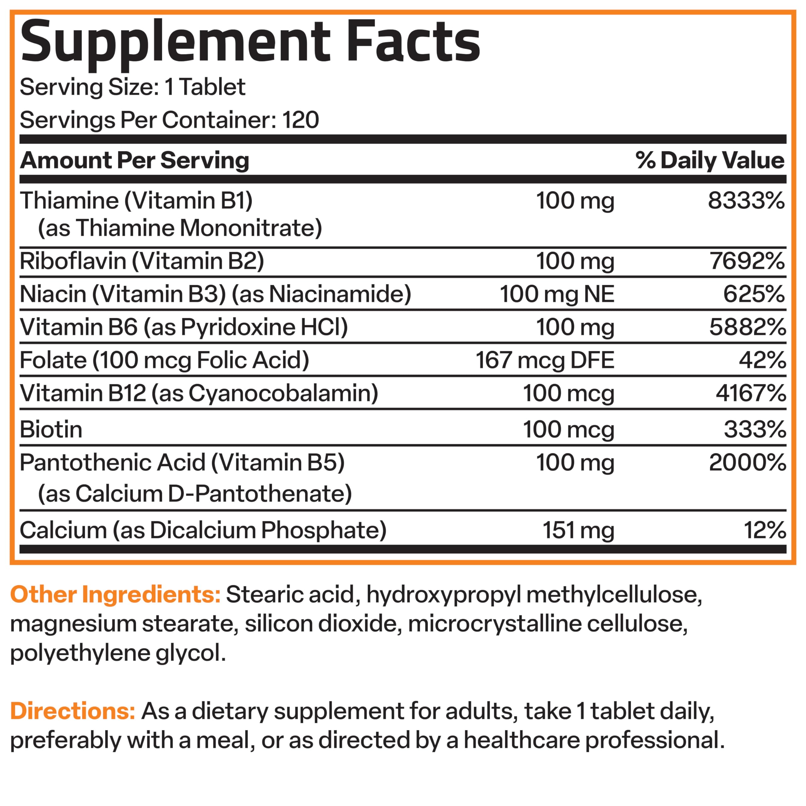Bronson Super B100 bottle on a kitchen counter suggests convenient daily wellness.