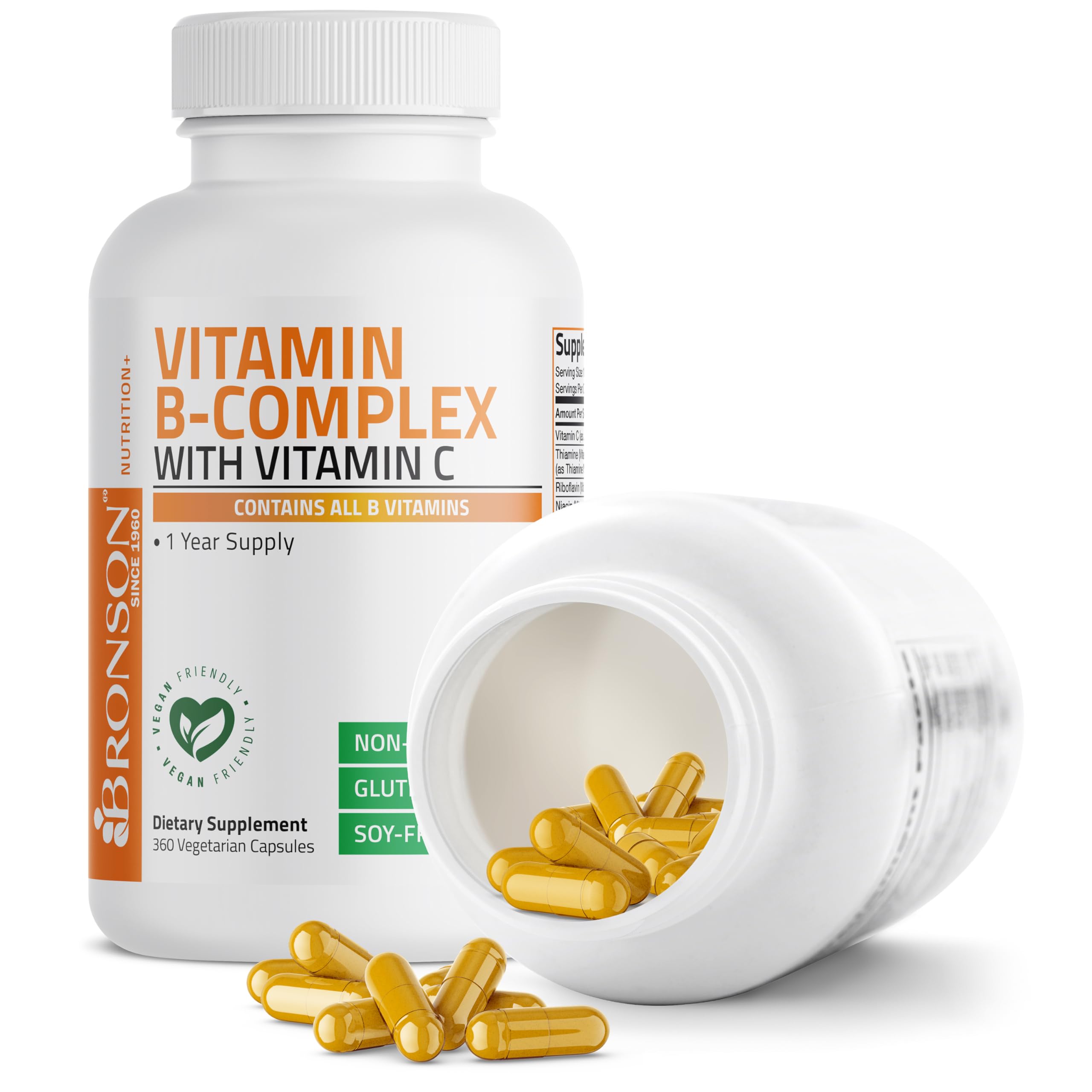 Bronson Vitamin B Complex produced at a New York GMP facility