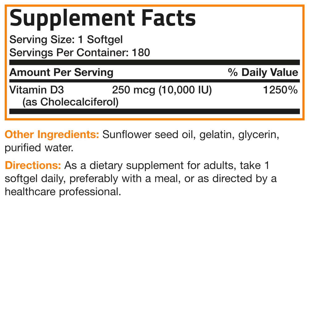 Bronson softgels beside glass of water suggest easy daily intake.