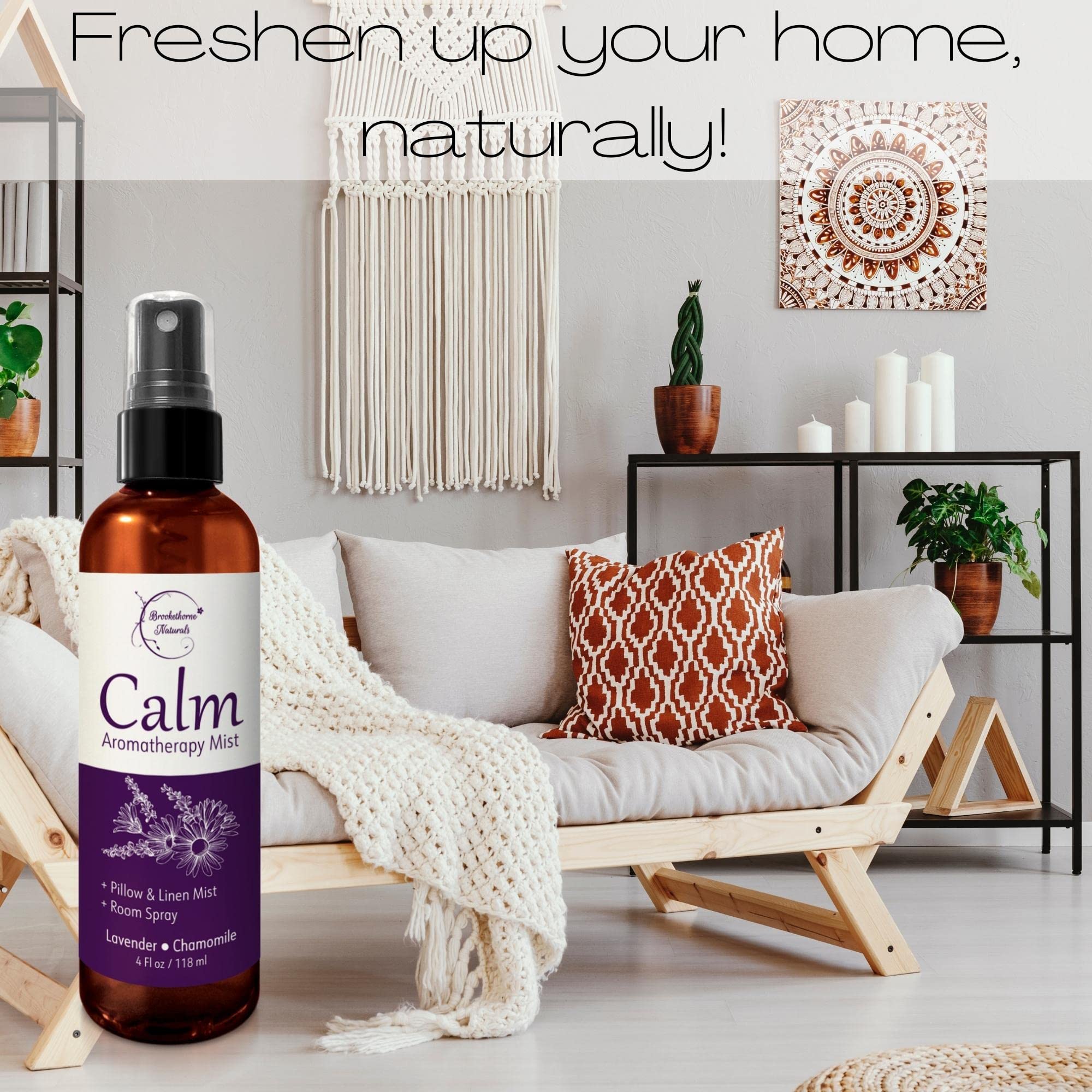 Brookethorne Naturals Calm Bedding Refresh on sheets and blankets