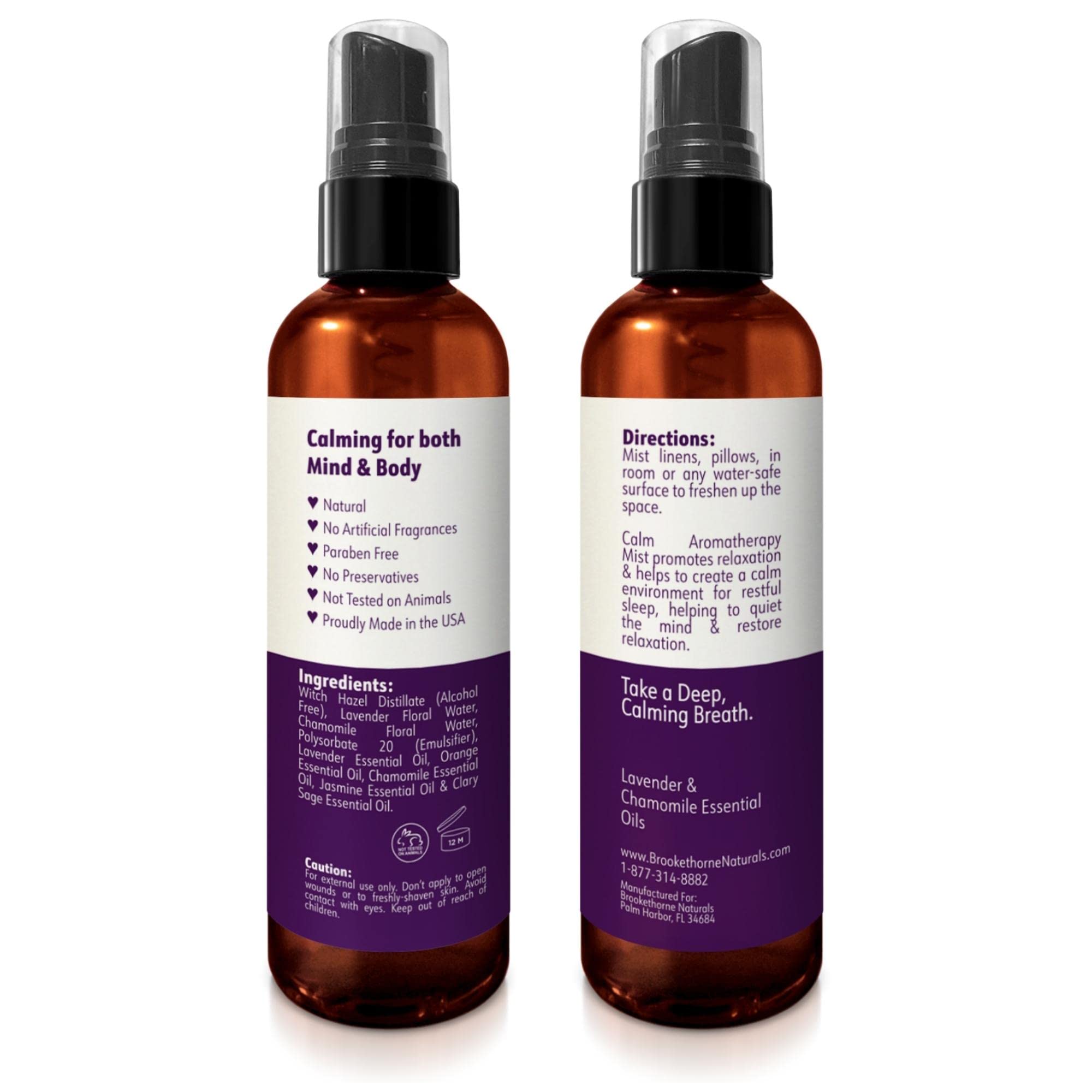 Brookethorne Naturals Calm Scent Diffuser Setup for relaxation