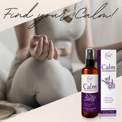 Brookethorne Naturals Calm Room Spray in a living space for calm ambience