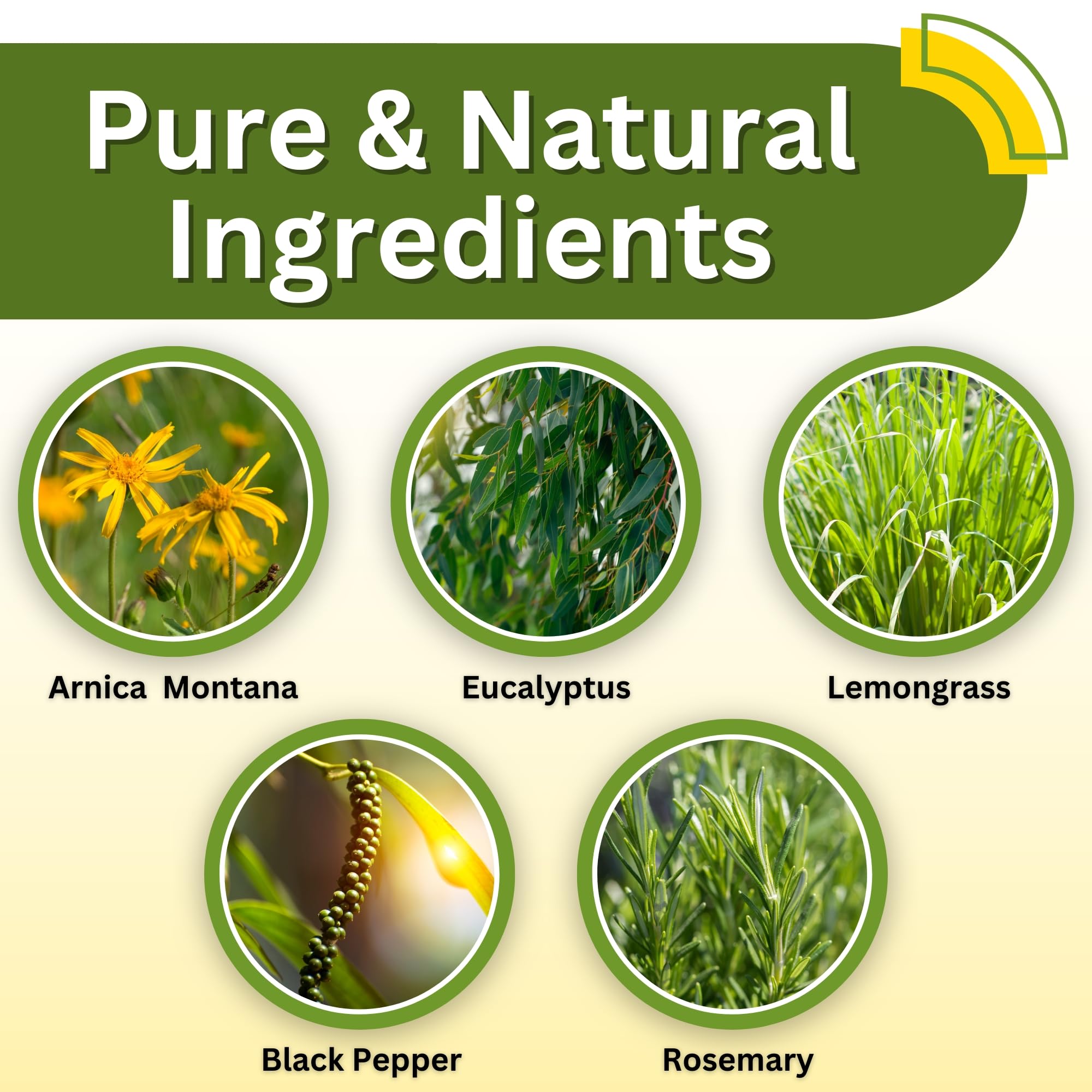Brookethorne Relief Arnica Cream aromatherapy scene with essential oils providing a refreshing scent.
