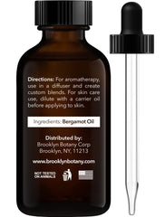 Brooklyn Botany bergamot essential oil lab-tested for potency and quality.