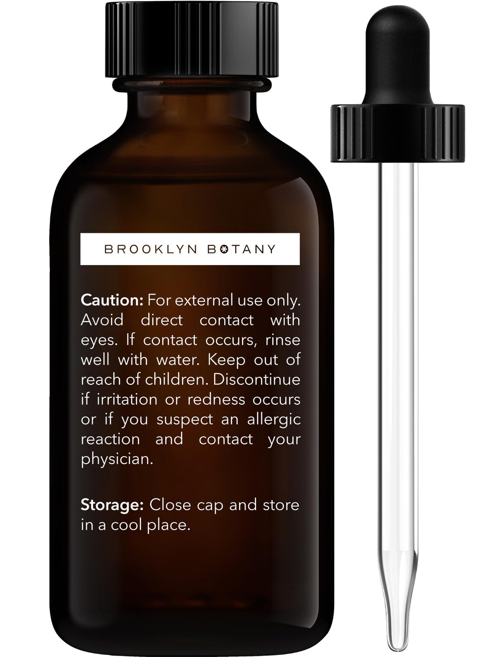 Brooklyn Botany Black Pepper Oil dropper highlights easy dilution and precise dosing