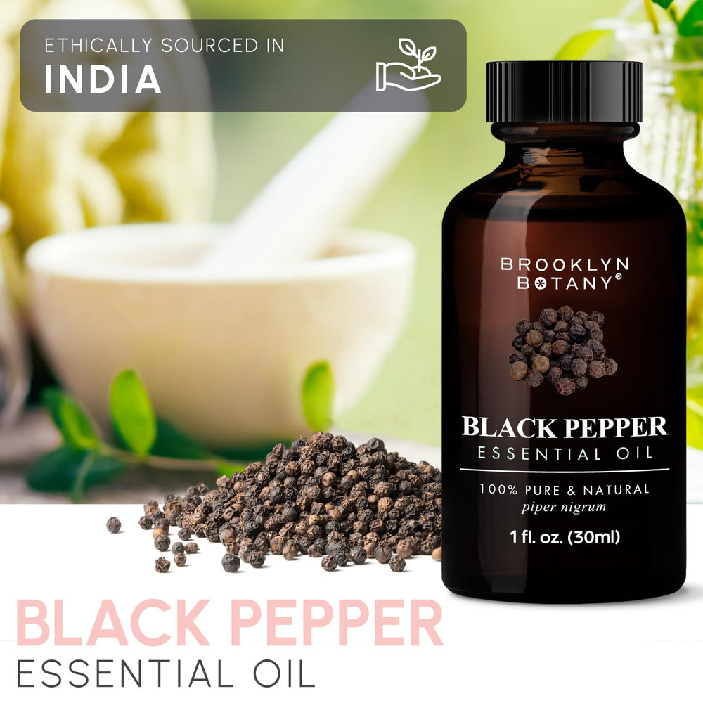 Brooklyn Botany Black Pepper Oil lab-tested label signals quality and safety