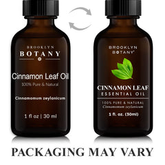 Brooklyn Botany Cinnamon Leaf Oil ideal for diffuser blends.