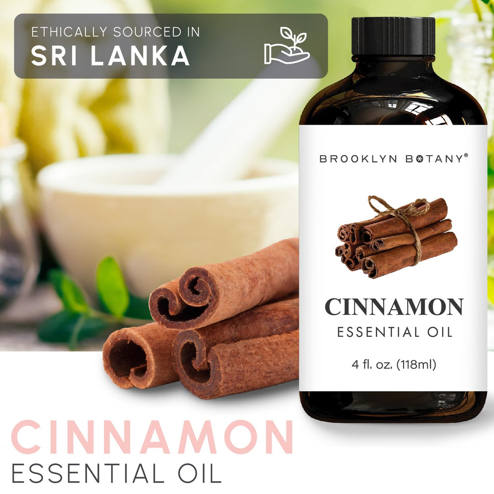Brooklyn Botany Cinnamon Oil with blends to enhance room ambiance.