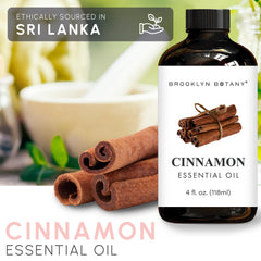 Brooklyn Botany Cinnamon Oil with blends to enhance room ambiance.