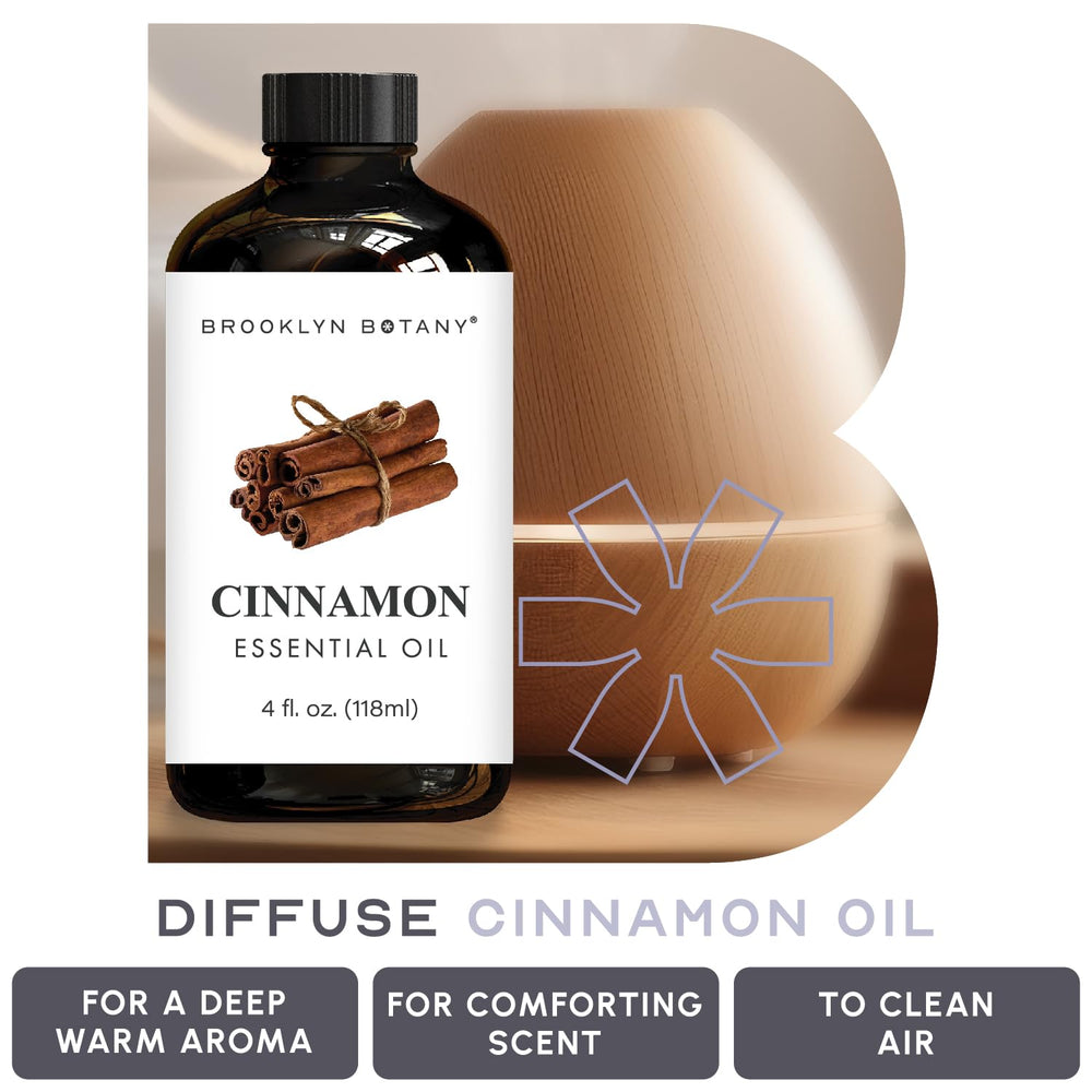 Brooklyn Botany Cinnamon Oil diluted with a carrier oil for skin or hair.