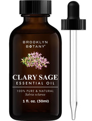 Brooklyn Botany Clary Sage Oil bottle front ready for diffusion