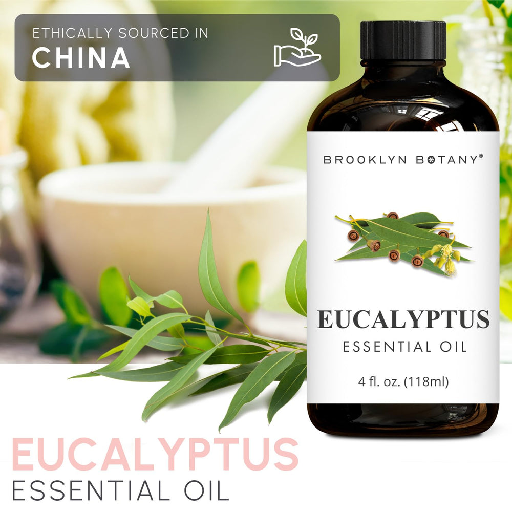 Diffuser-ready Brooklyn Botany Eucalyptus Oil for aromatherapy sessions
