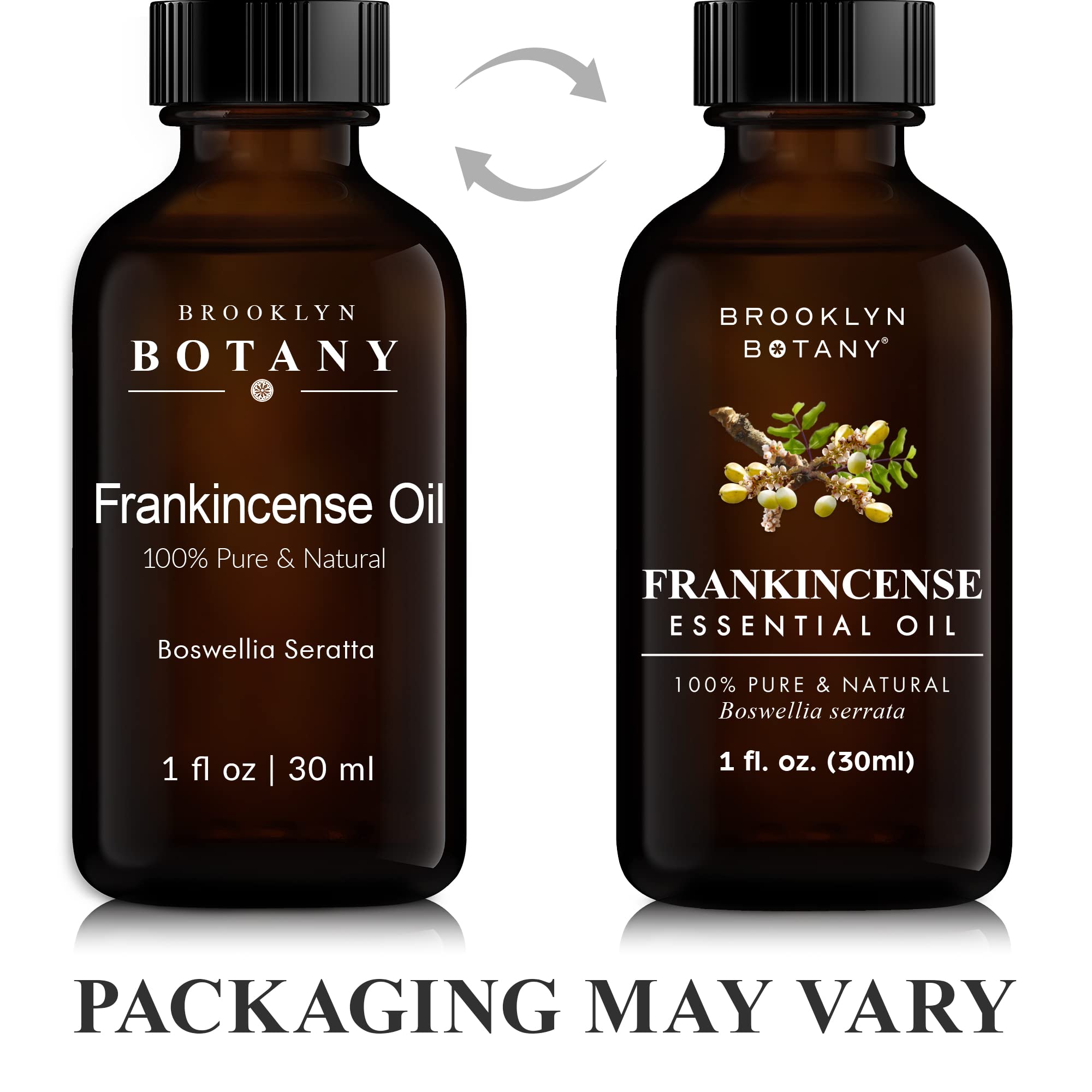 Diffuser blends with Brooklyn Botany Frankincense essential oil for a warm aroma.
