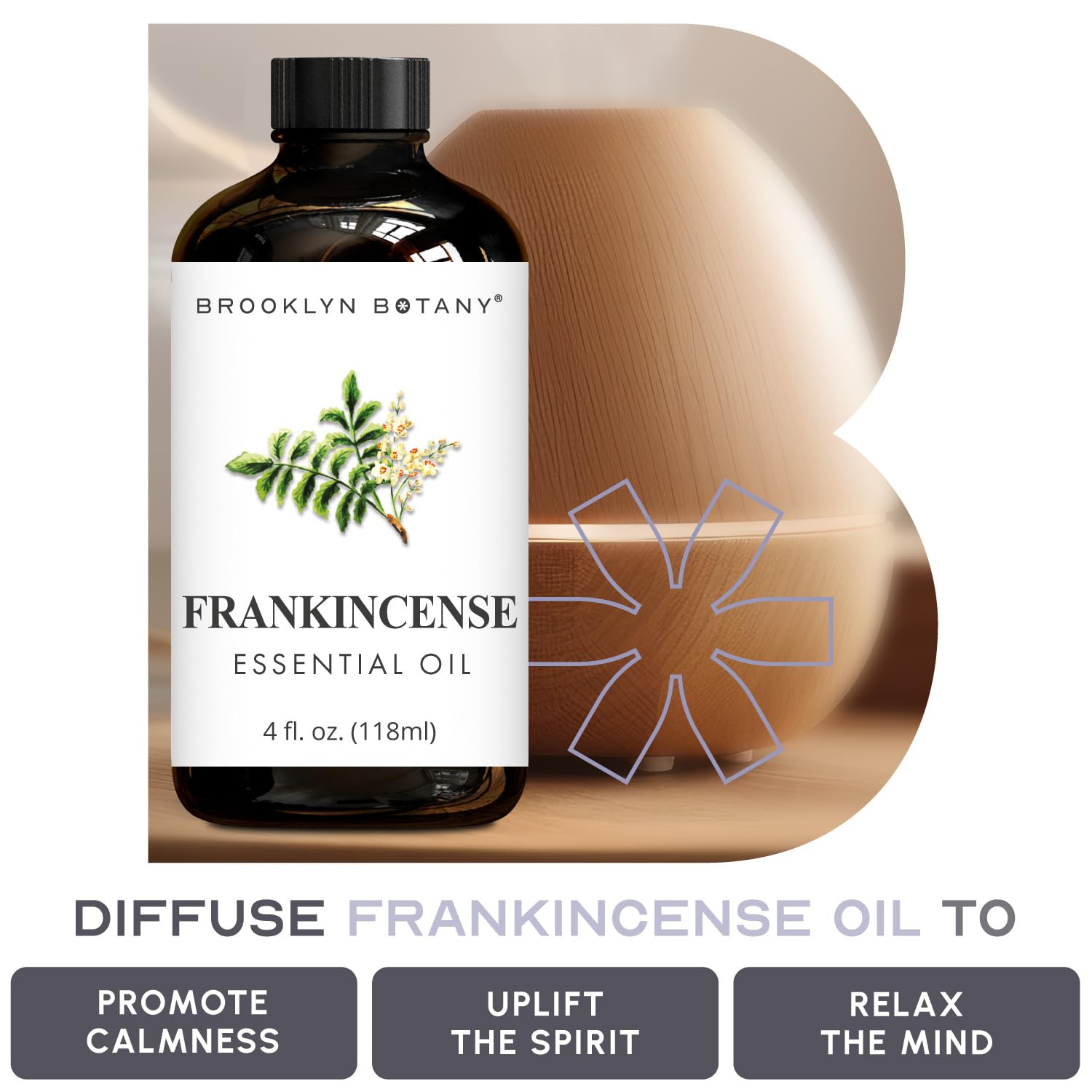 Brooklyn Botany frankincense oil lab-tested formula ensures premium quality