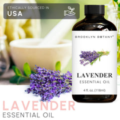 Brooklyn Botany Lavender Oil relaxing scene in a cozy space