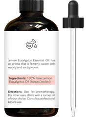 Brooklyn Botany Lemon Eucalyptus Oil dropper enables precise dosing for aromatherapy