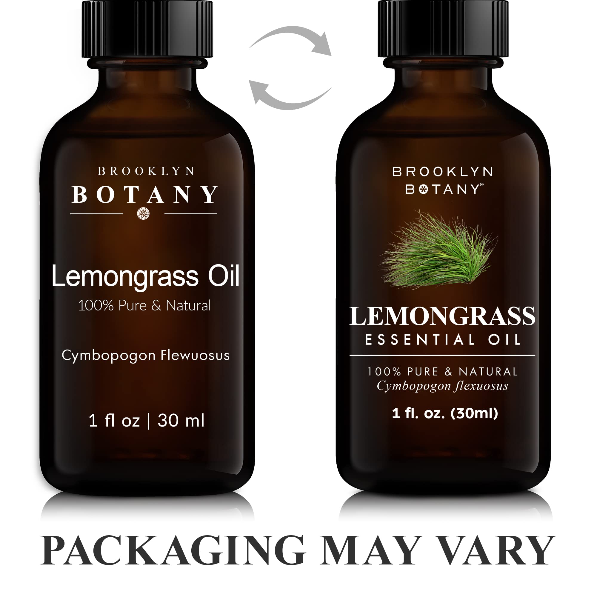 Brooklyn Botany Lemongrass Oil close-up of vibrant yellow-green liquid