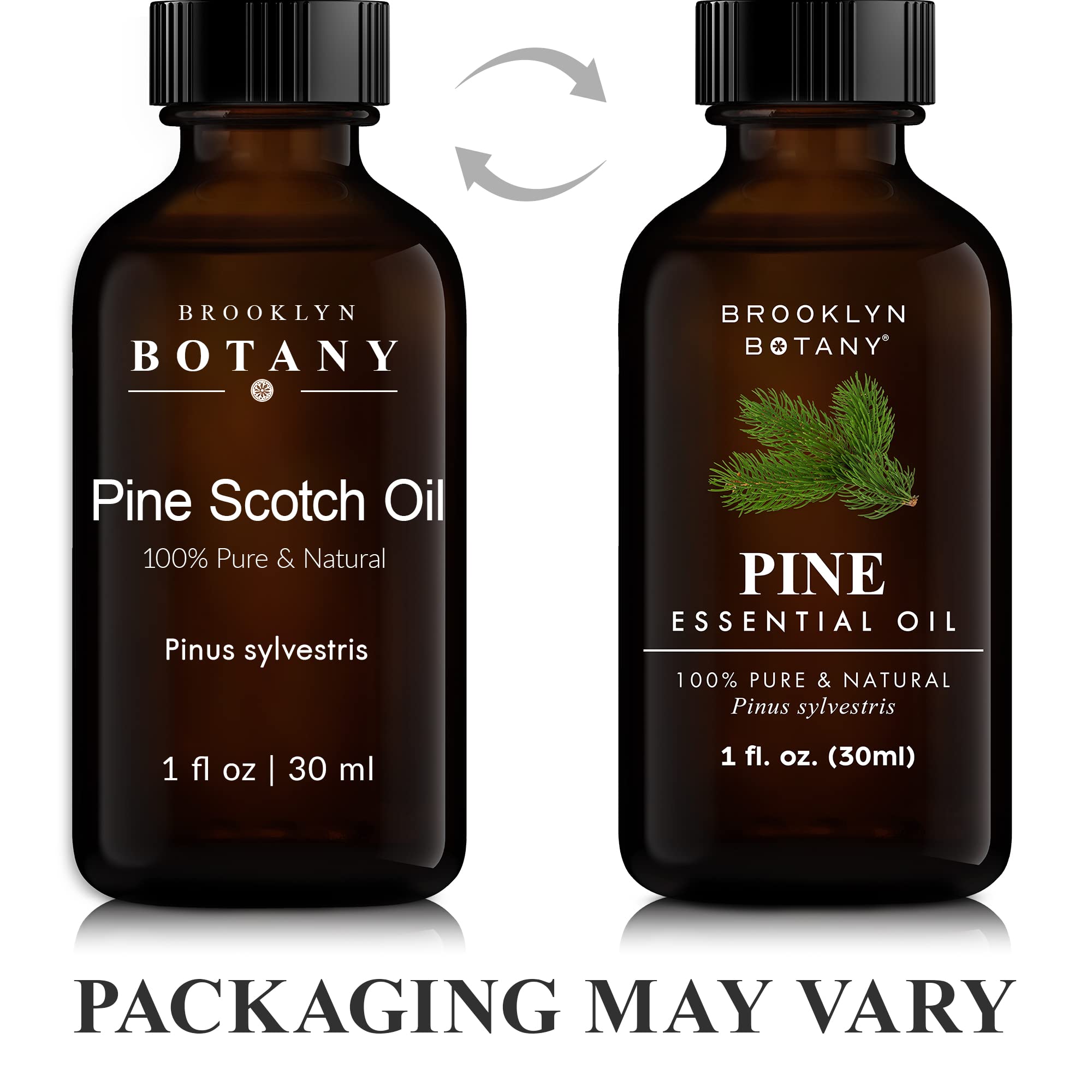 Brooklyn Botany Pine Oil bottle ready for blend creation.