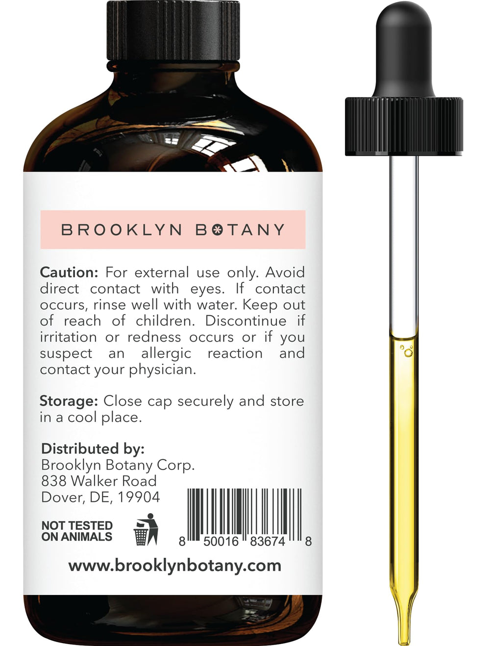 Brooklyn Botany premium grade cedarwood oil for skin friendly dilutions.