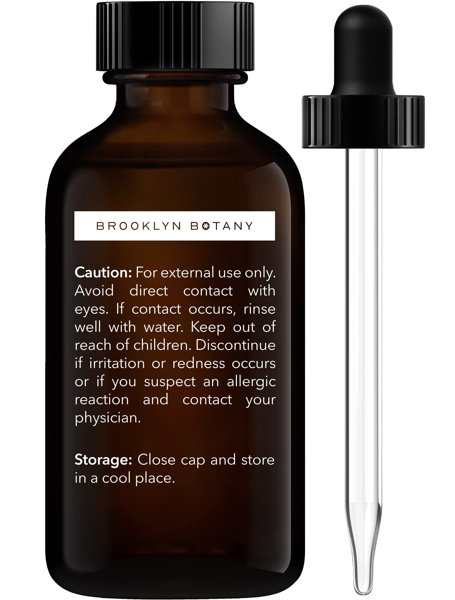 Close-up of Brooklyn Botany Ylang Ylang Oil dropper enables precise, mess-free dosing.