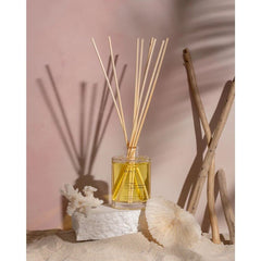 Screen-printed glass bottle of Brooklyn Candle Studio Santorini diffuser