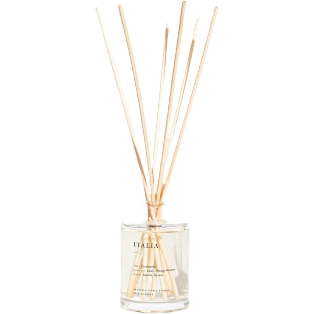 Santorini diffuser reeds arranged to diffuse fragrance steadily