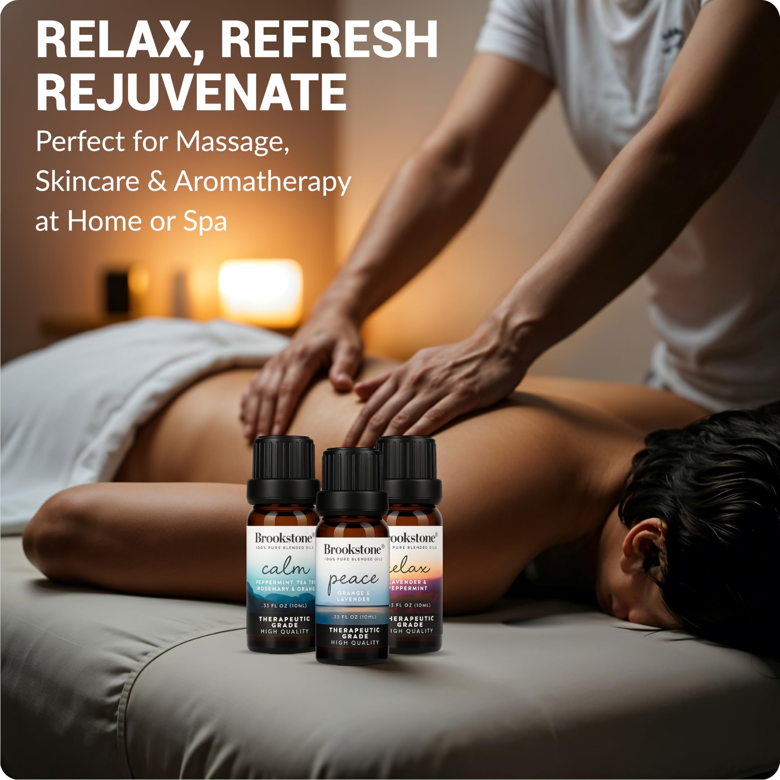Brookstone Sleep candle scent idea for cozy evenings