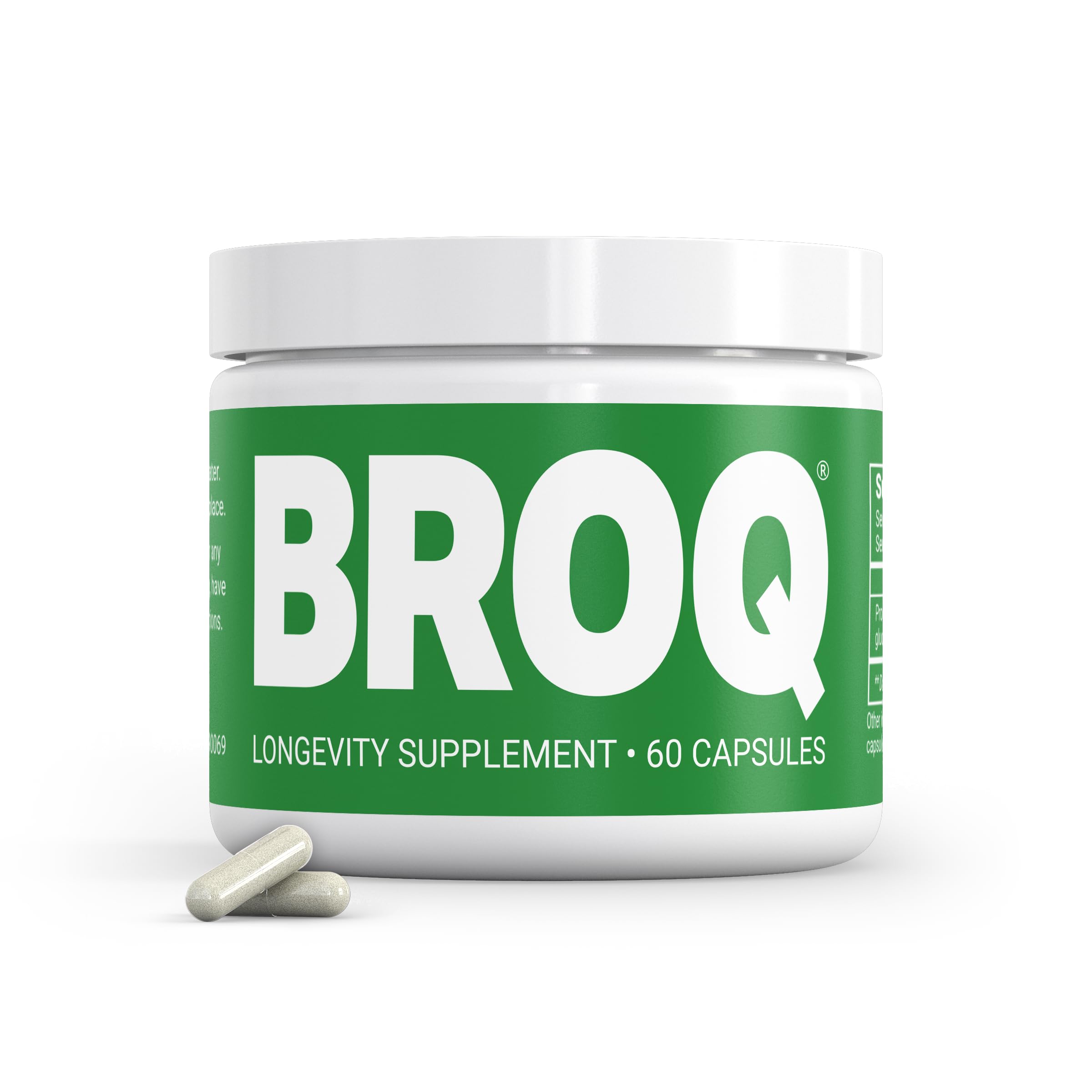 BROQ sulforaphane bottle front view for daily wellness support