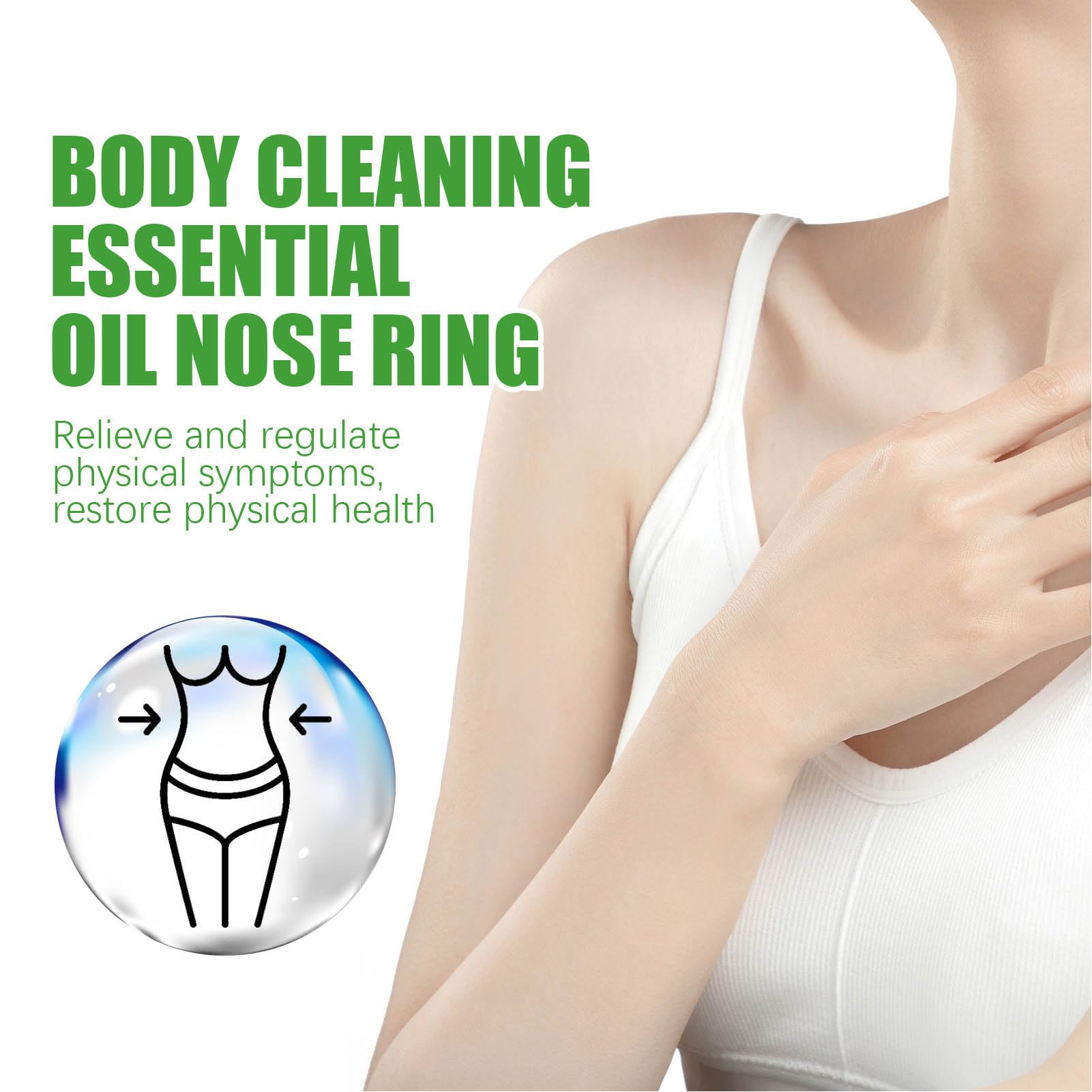 Odor-counteraction with Brrnoo nose ring while diffusing essential oils