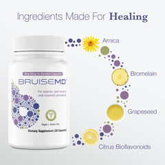 BruiseMD USA-made facility seal on packaging.