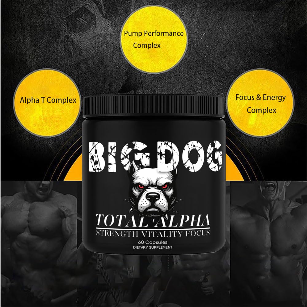 Bruiseweed Big Dog 3-in-1 Total Alpha pour, convenient daily ritual.